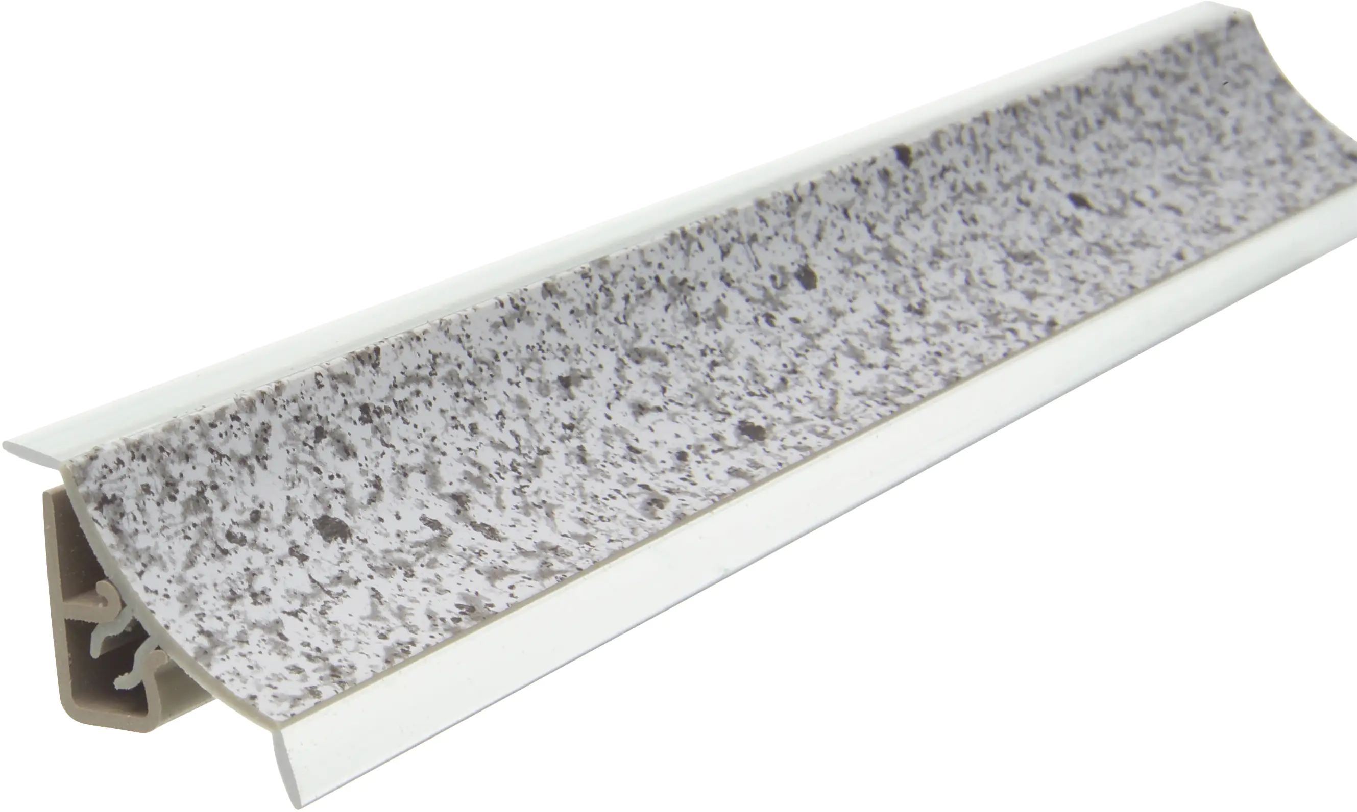 Primo Wandanschlussleiste 260 cm, 23 x 25 mm, Stein hell