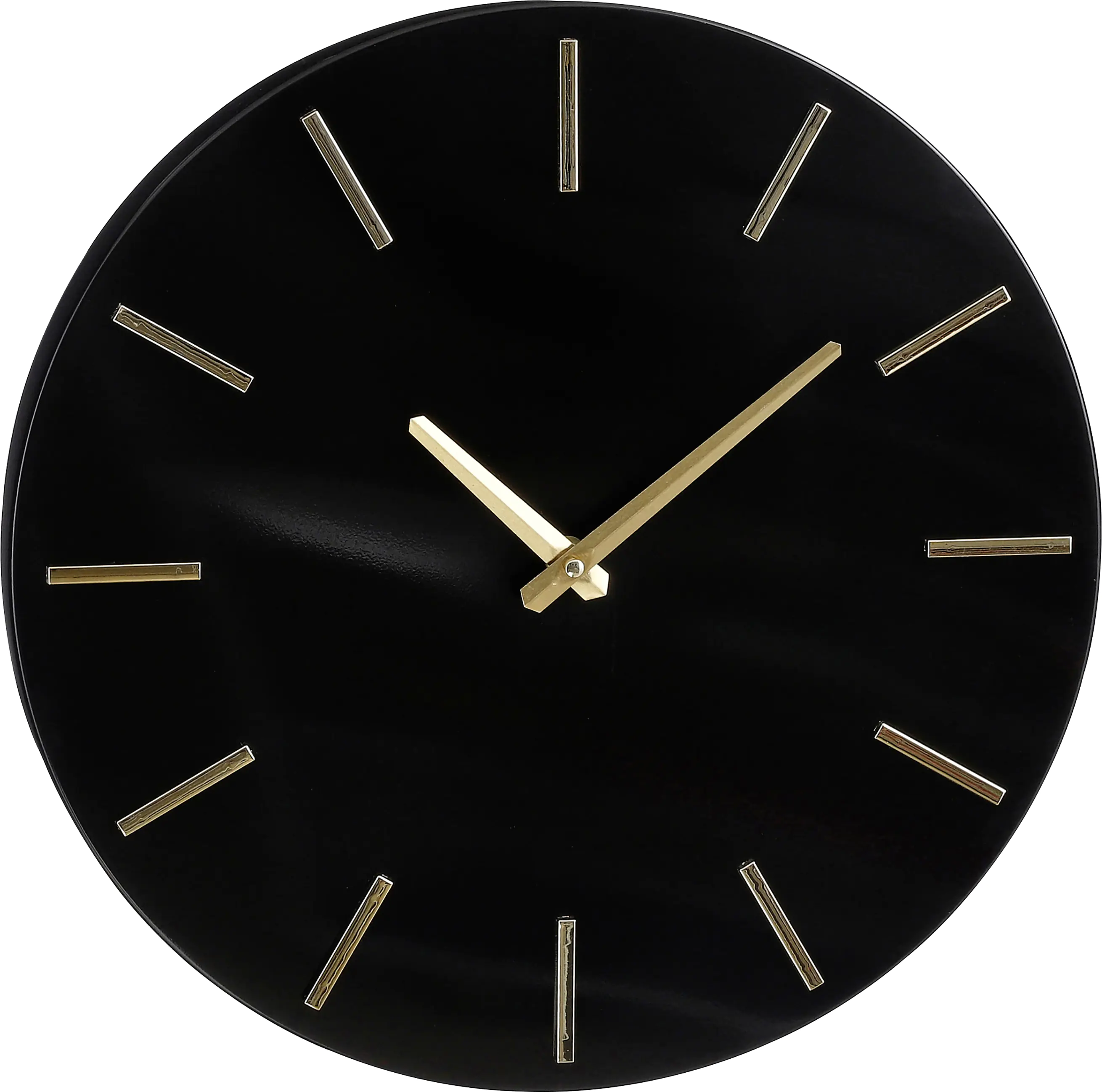 Mica Decorations Wanduhr Brixen aluminium 4 x 35,5 cm schwarz Mica Decorations Wanduhr Brixen aluminium 4 x 35,5 cm schwarz