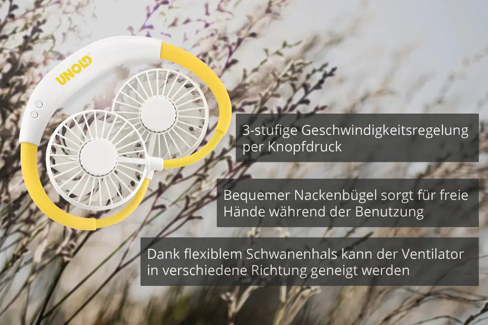 Unold Nackenventilator Breezy weiß