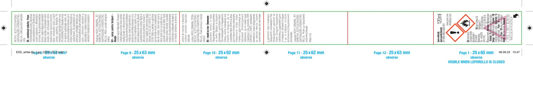 ipuro ESSENTIALS Raumspray White Lily 120 ml