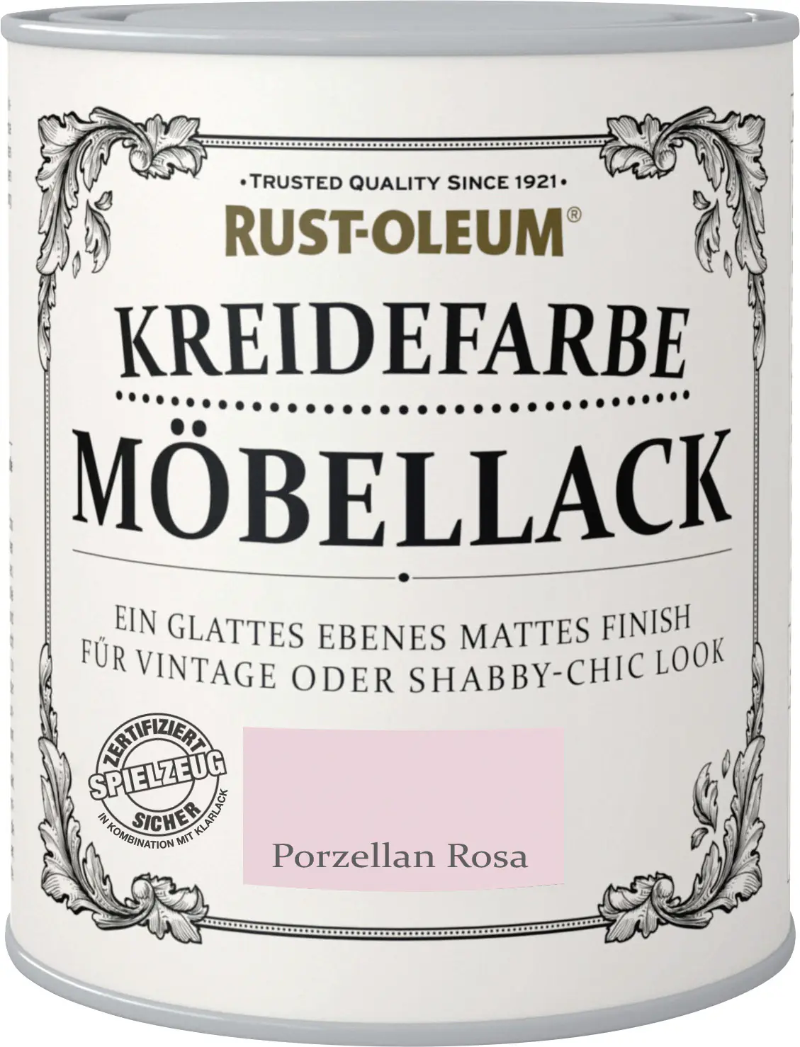 Rust-Oleum Kreidefarbe Möbellack 750 ml porzellan rosa