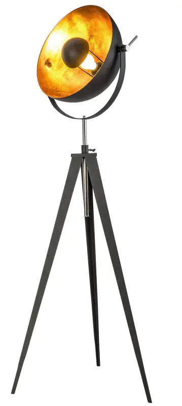 Globo Stehleuchte Bowy 151,8 cm schwarz 