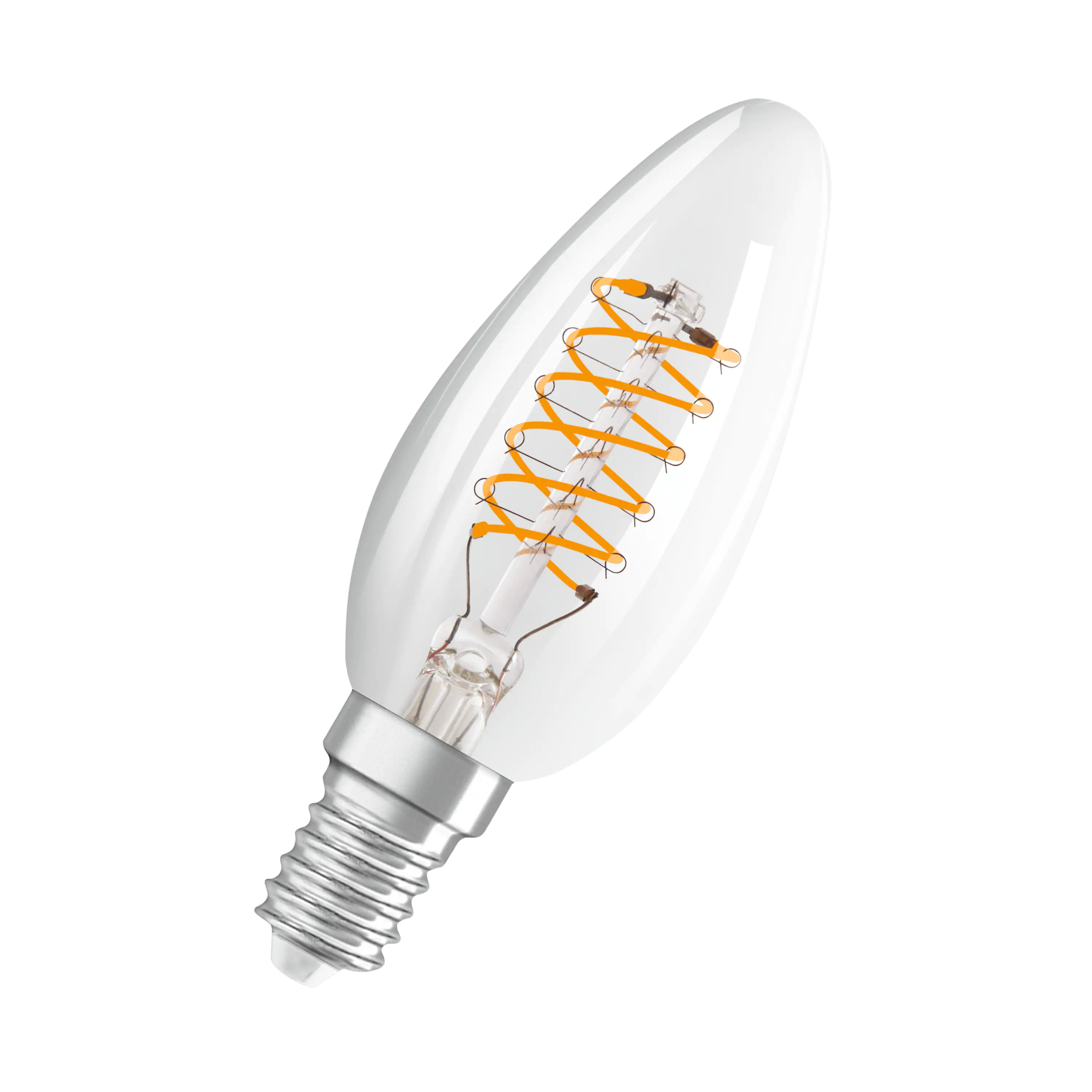 Osram LED Kerzenlampe E14 4,8 W warmweiß klar