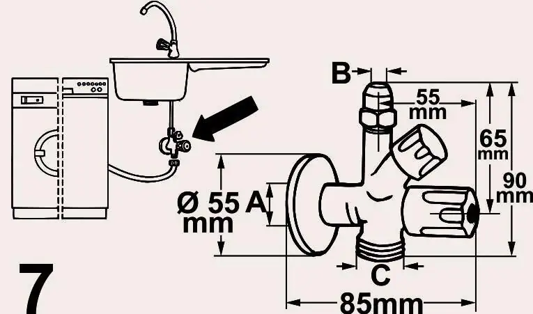 Schell Geräteeckventil AG 1/2"