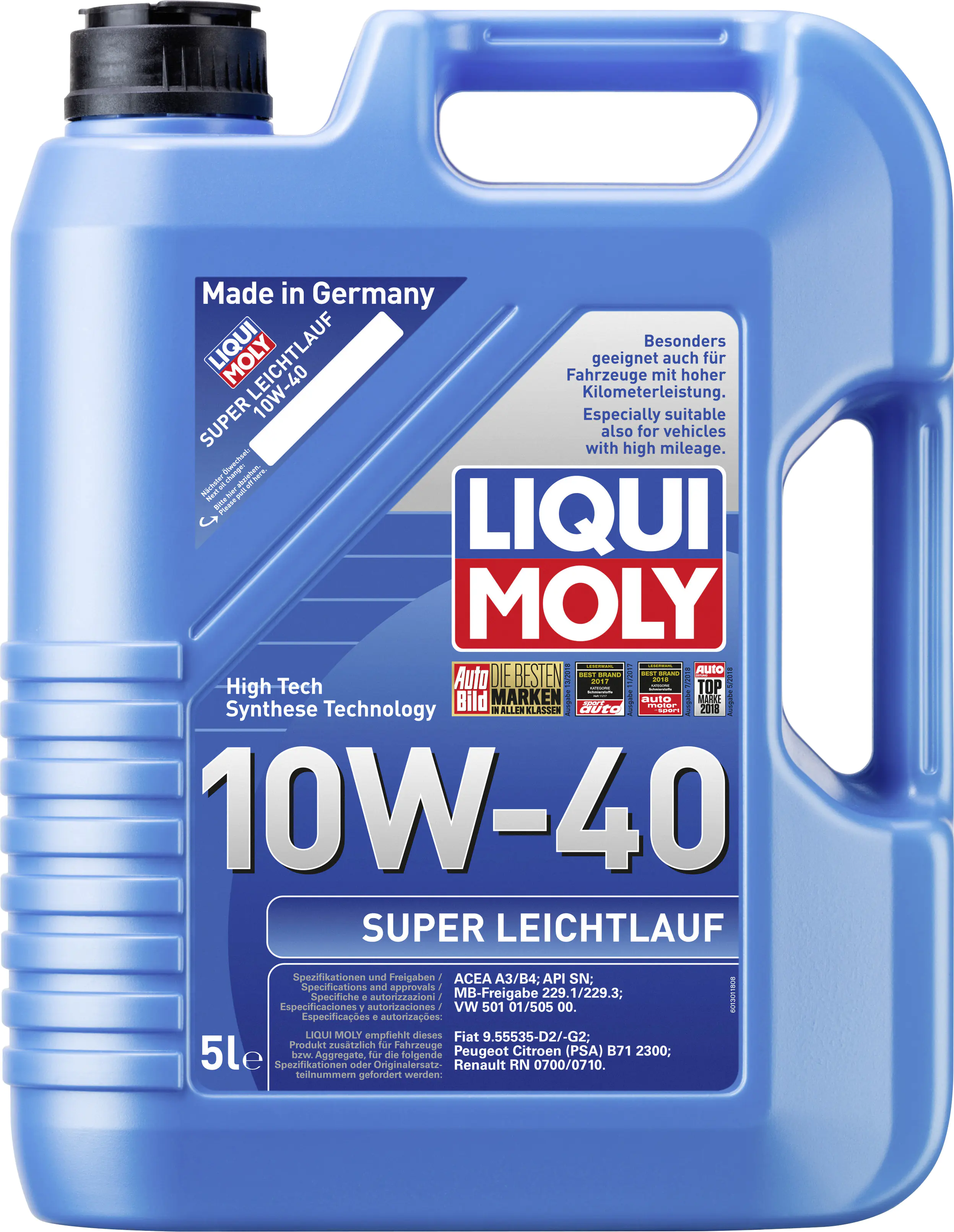 Liqui Moly Motoröl Super Leichtlauf 10W-40 5 L