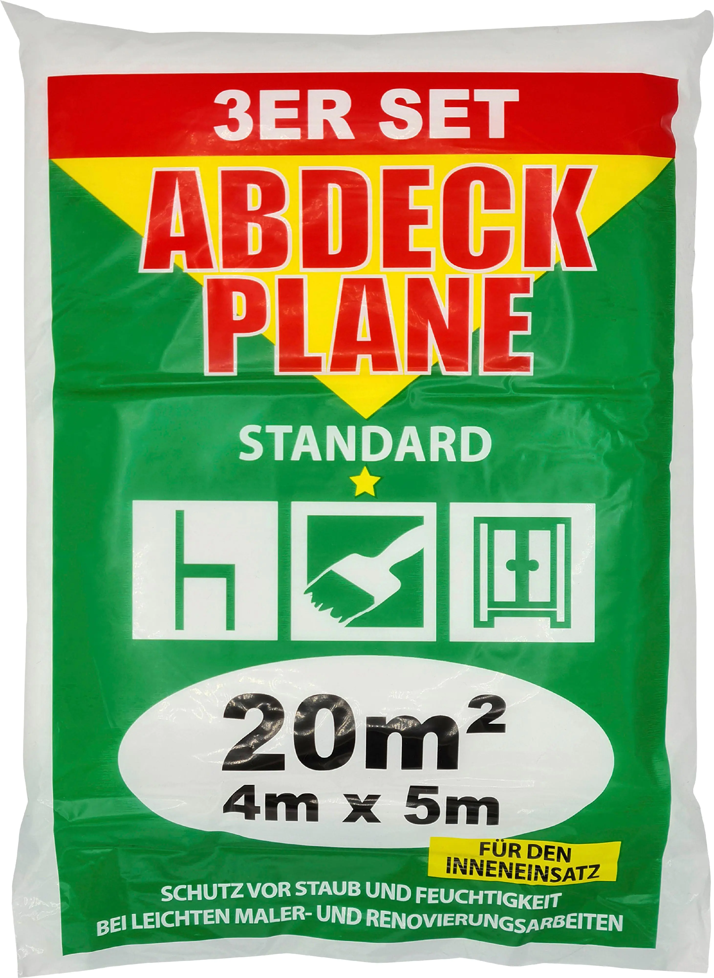 Jufol Allzweck Leichtplane 4 x 5 m, 3-er Set