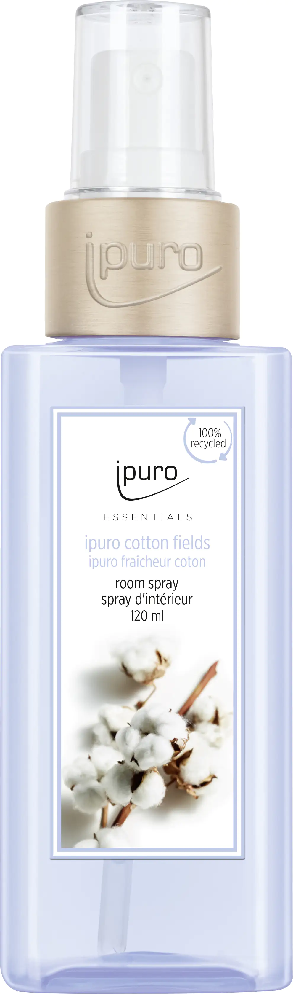 ipuro ESSENTIALS Raumspray Cotton Fields 120 ml