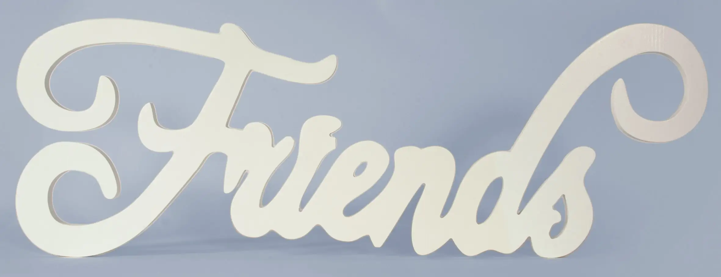 Schriftzug XL Friends weiß  74,5x29x1,8 cm Schriftzug XL Friends weiß  74,5x29x1,8 cm