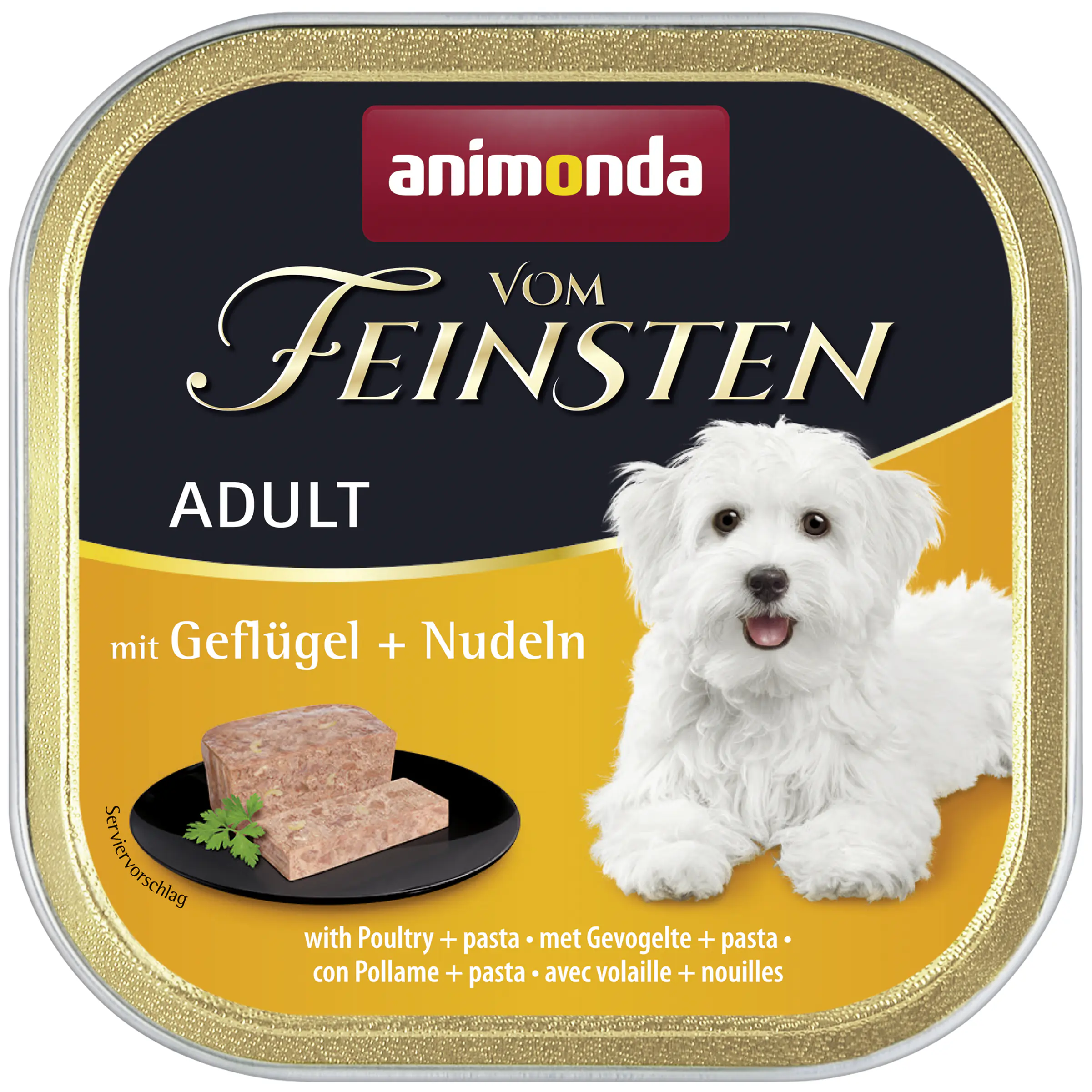 Animonda vom Feinsten Hundenassfutter Adult 150 g Geflügel & Nudeln