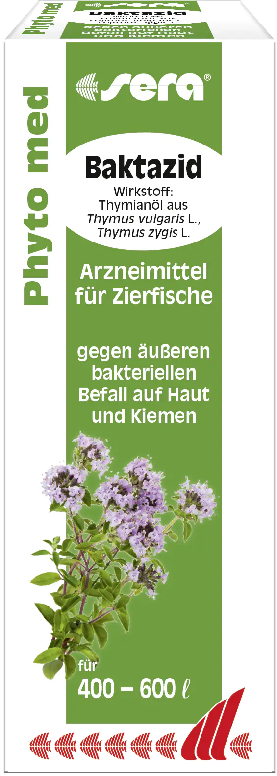 Sera Arzneimittel für Zierfische Phyto med Baktazid 30 ml