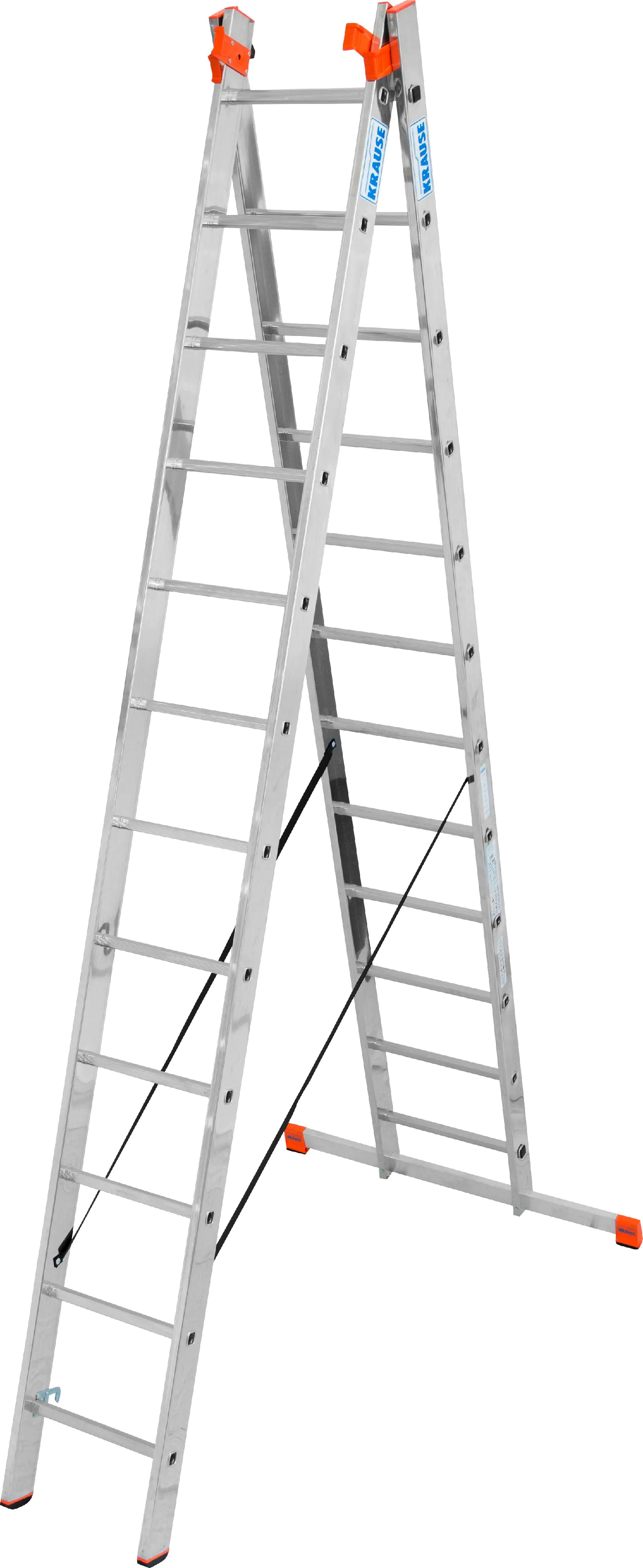 Krause Aluminium-Vielzweckleiter MONTO Tribilo mit Treppenfunktion 9,30 m