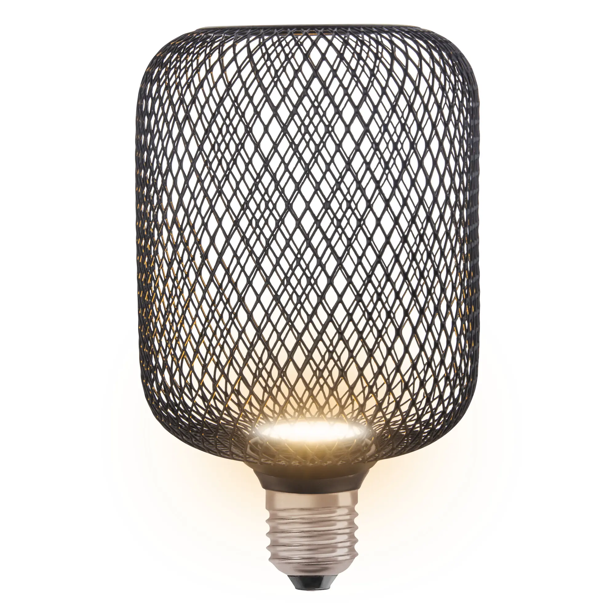 Osram LED Leuchtmittel Decor Flat Square 100 schwarz 3,5W 827 matt E27 Non-DIM