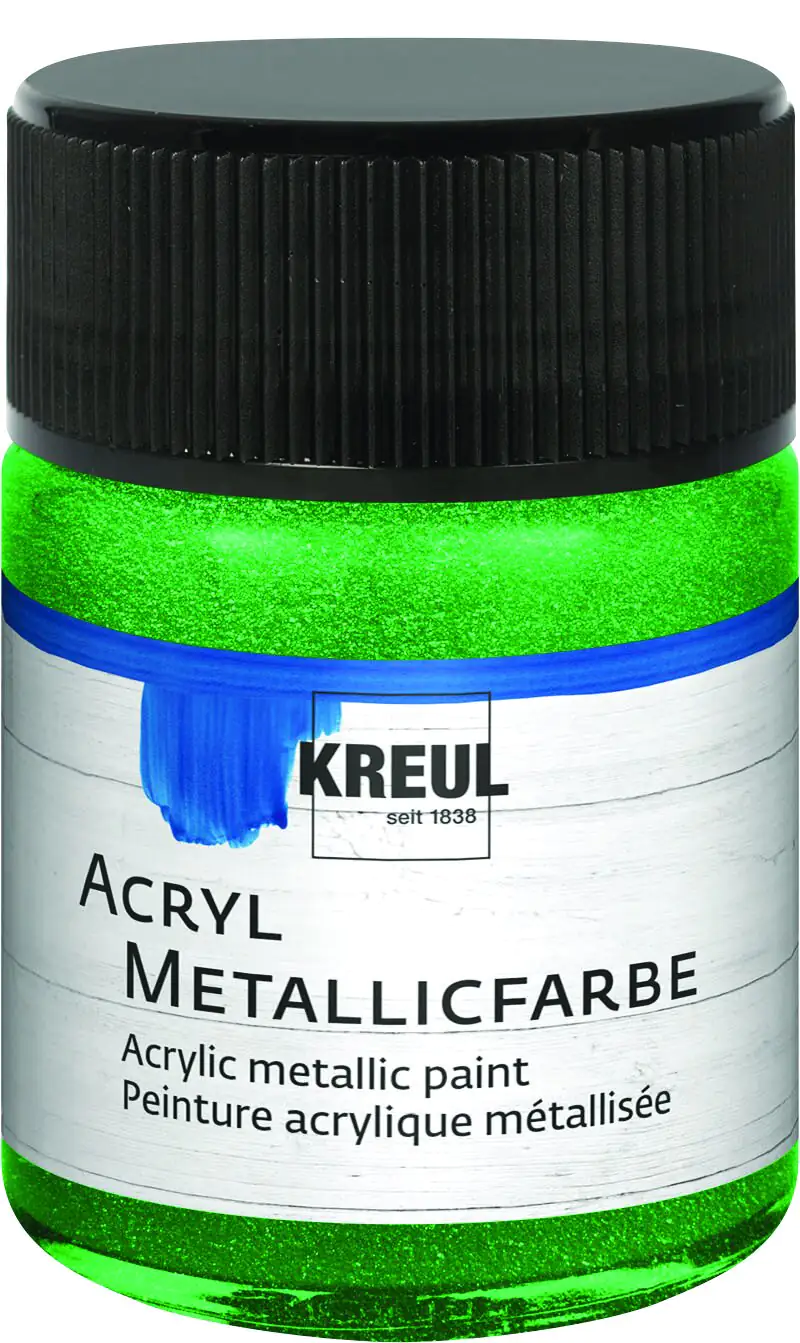 Kreul Acryl Metallicfarbe grün 50 ml