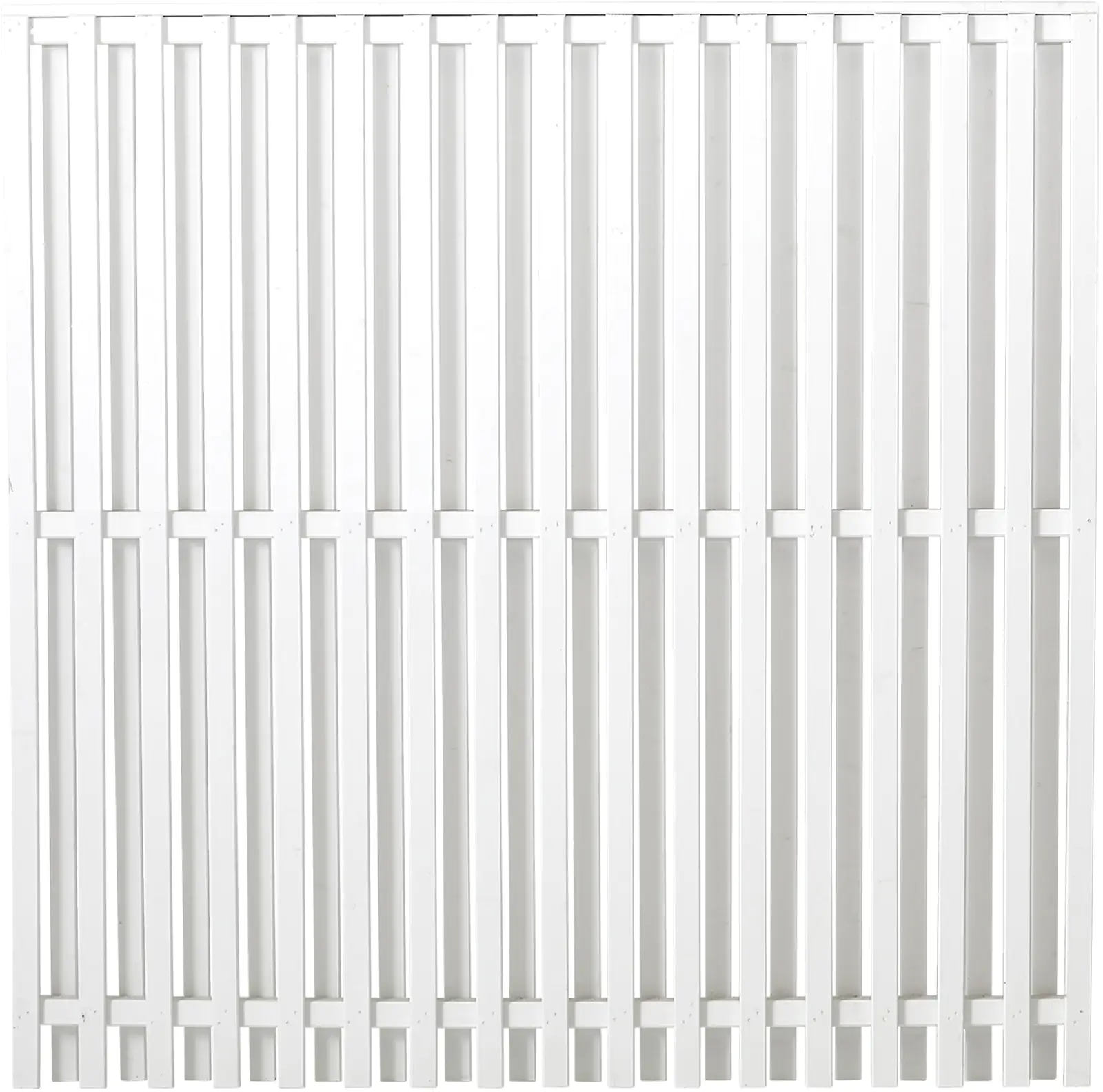 Plus Zaun Nagano 180 x 180 cm RAL 9010 Weiß