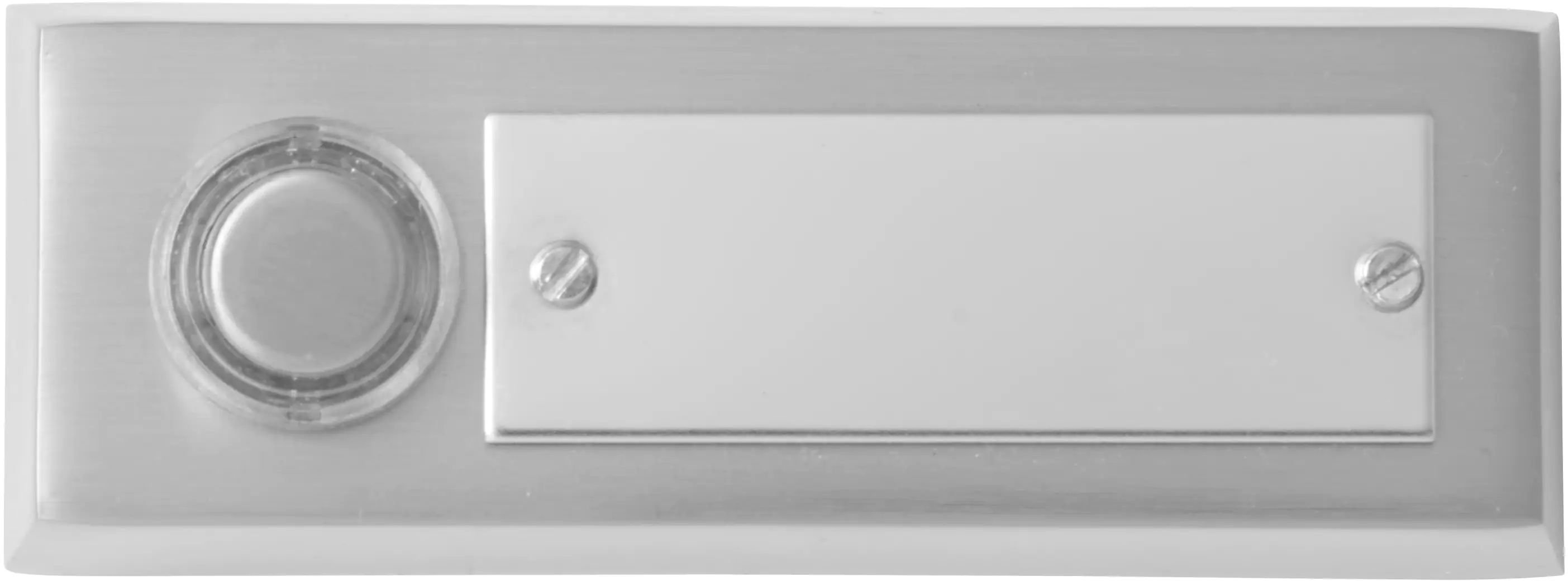 Heidemann Klingelplatte Mainau vernickelt