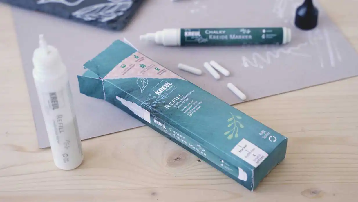 Kreul Nachfüllpack für Kreidemarker medium Snow White