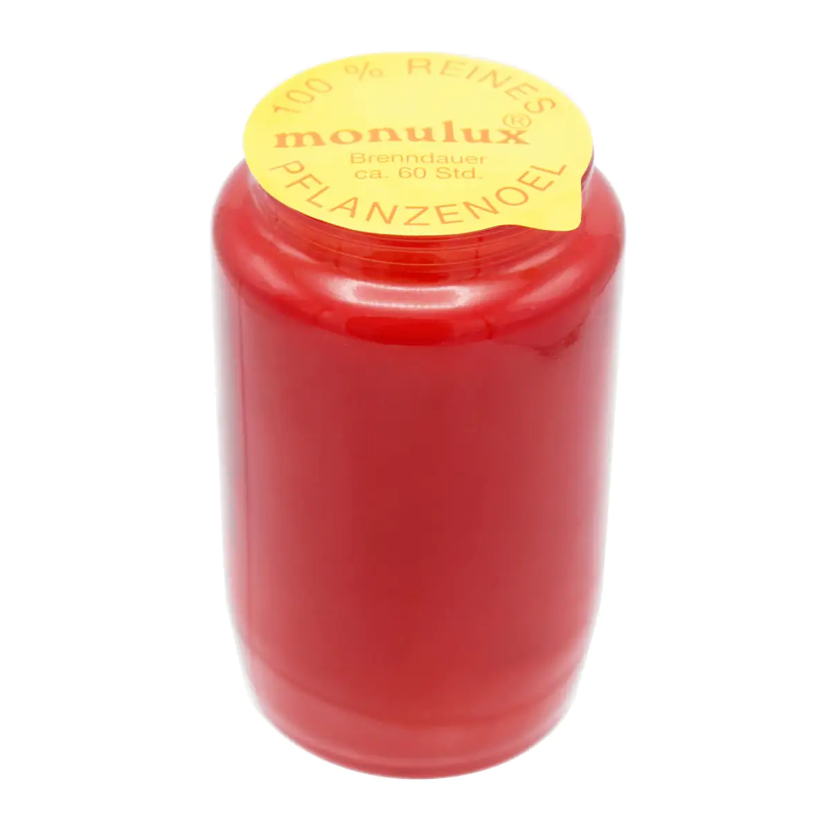 Grabkerze Kompoöllicht Ø 5,5 x 9,5 cm rot Brenndauer 60 Stunden