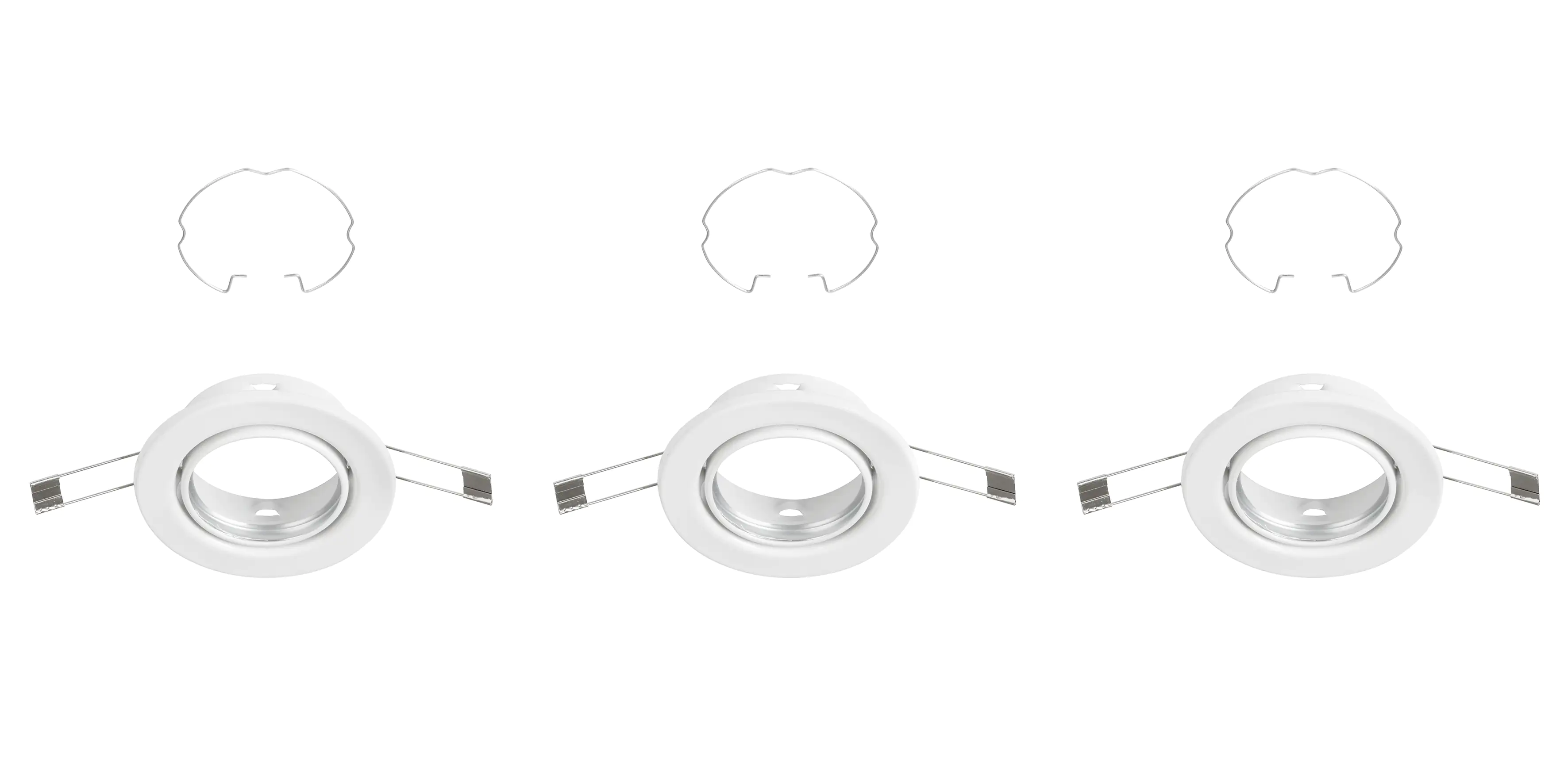 Briloner 3er Set Einbauleuchte weiß Ø 8,6 cm GU10