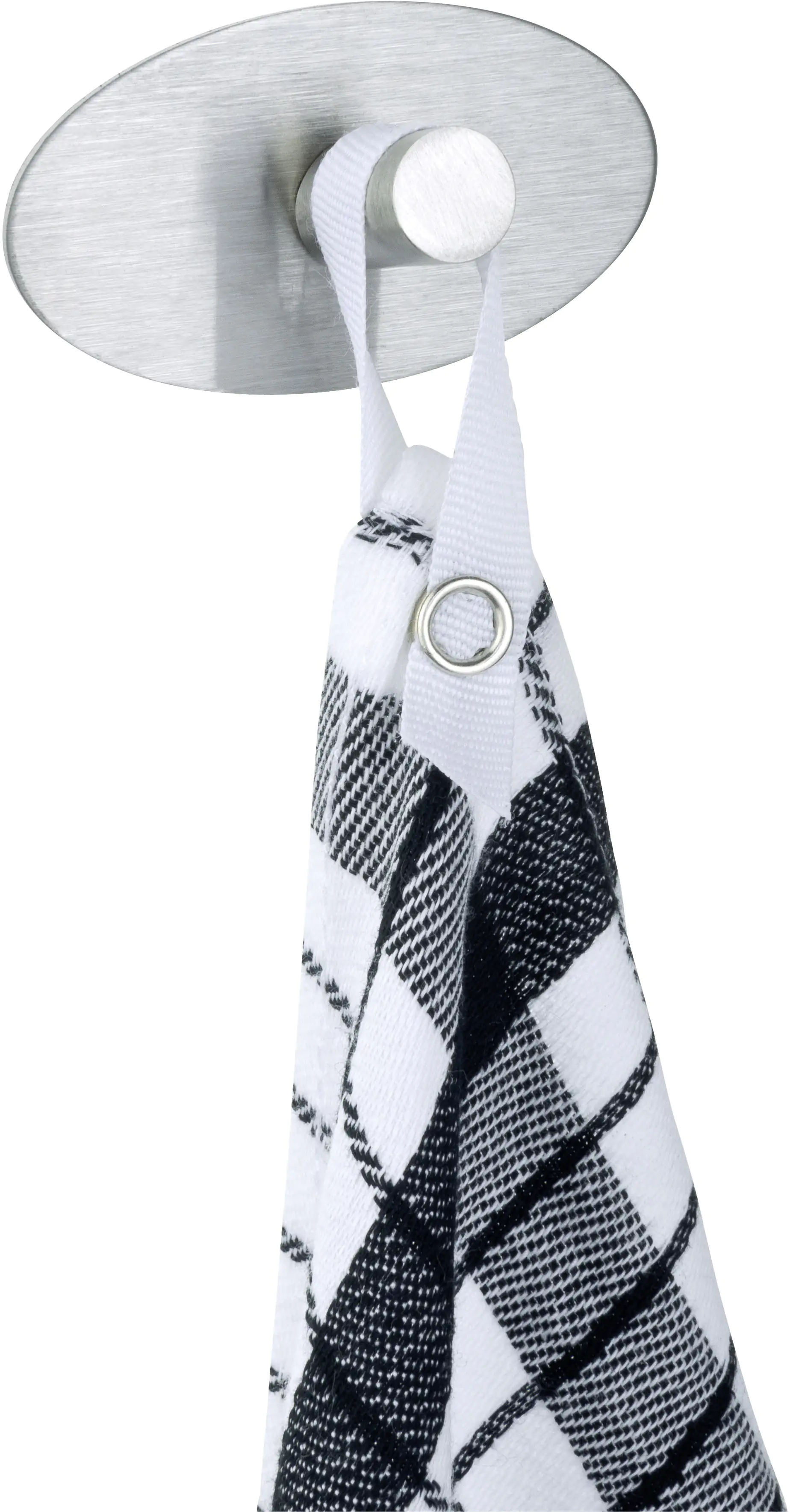 Wenko Strip-it Wandhaken Piceno Edelstahl matt, chrom, 2er-Set