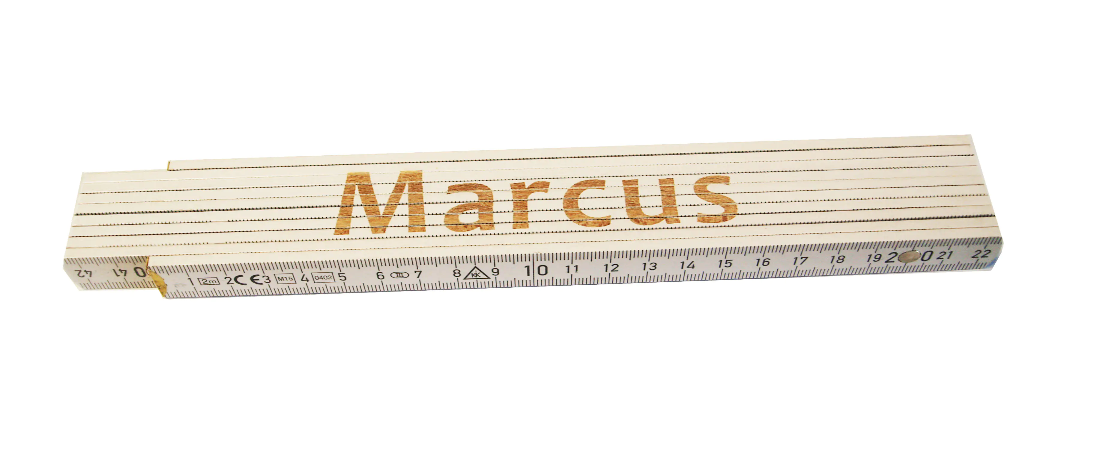 Zollstock Marcus 2 m weiß