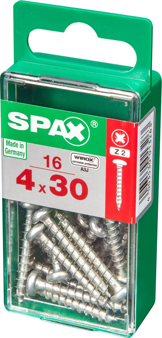 Spax Universalschrauben 4.0 x 30 mm TX 20 - 16 Stk.