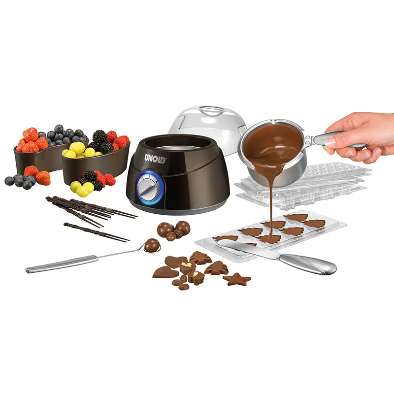 Unold Chocolatier 48667 Schokofondue 250 ml mit Zubehör