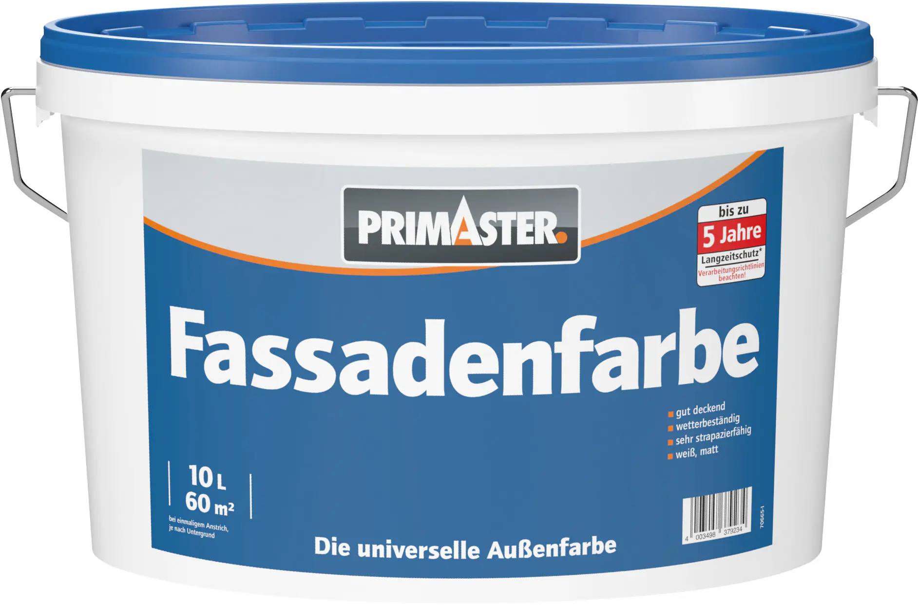 Primaster Fassadenfarbe 10 L weiß matt Primaster Fassadenfarbe 10 L weiß matt