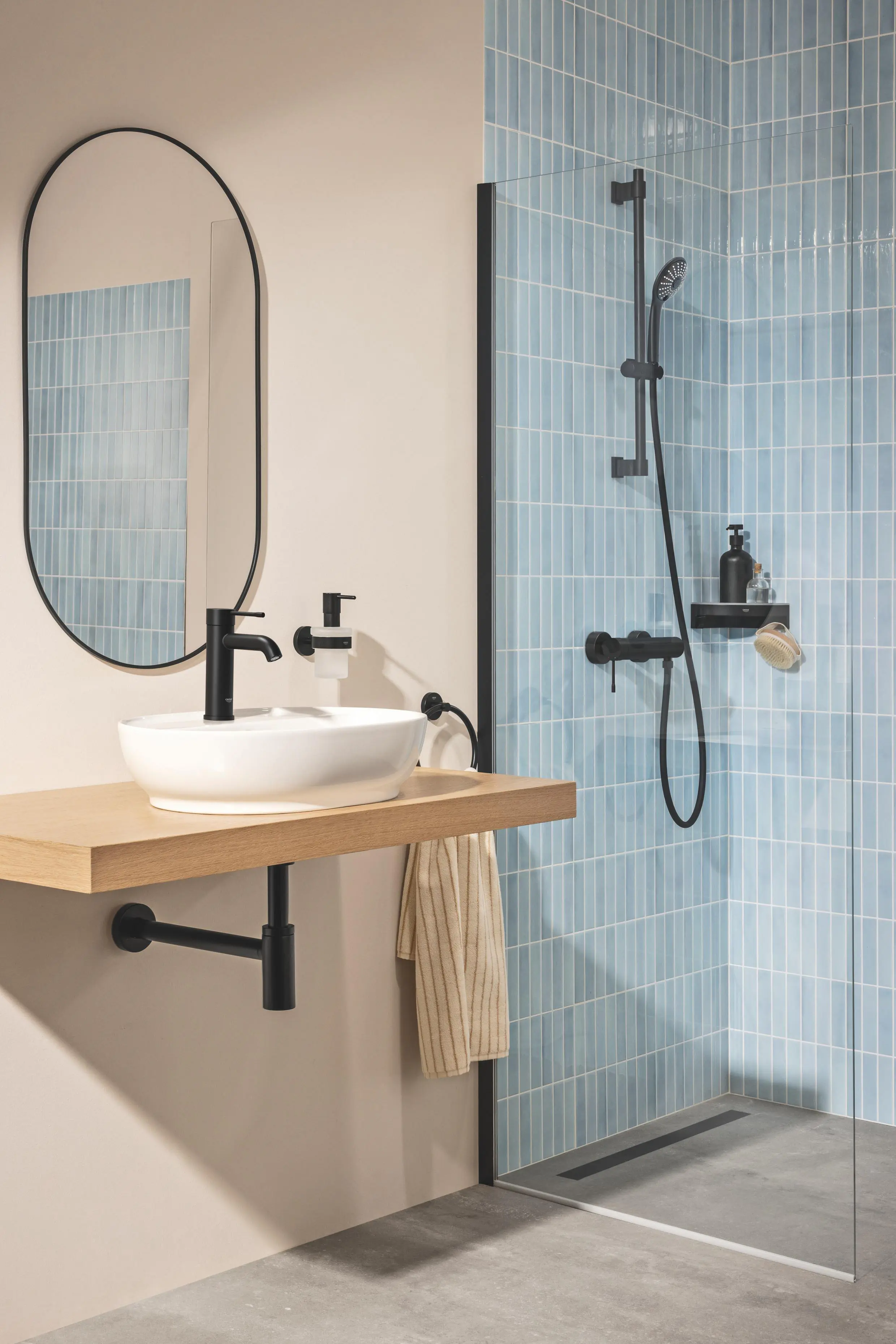 Grohe Start Seifenspender mit Halter matt black