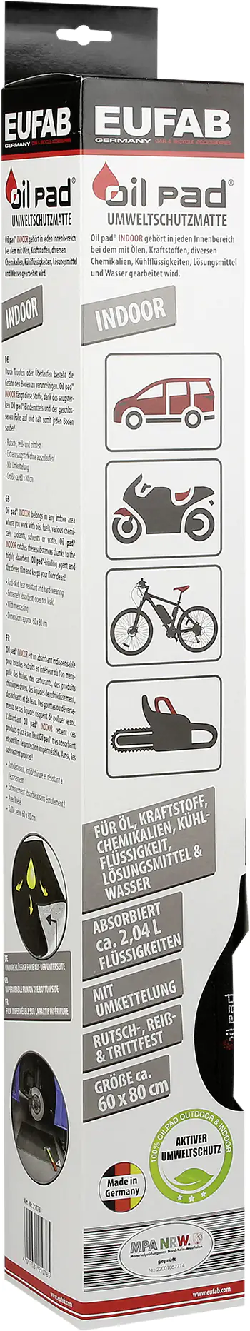 EUFAB OilPad Ölauffangmatte 60 x 80 cm EUFAB OilPad Ölauffangmatte 60 x 80 cm