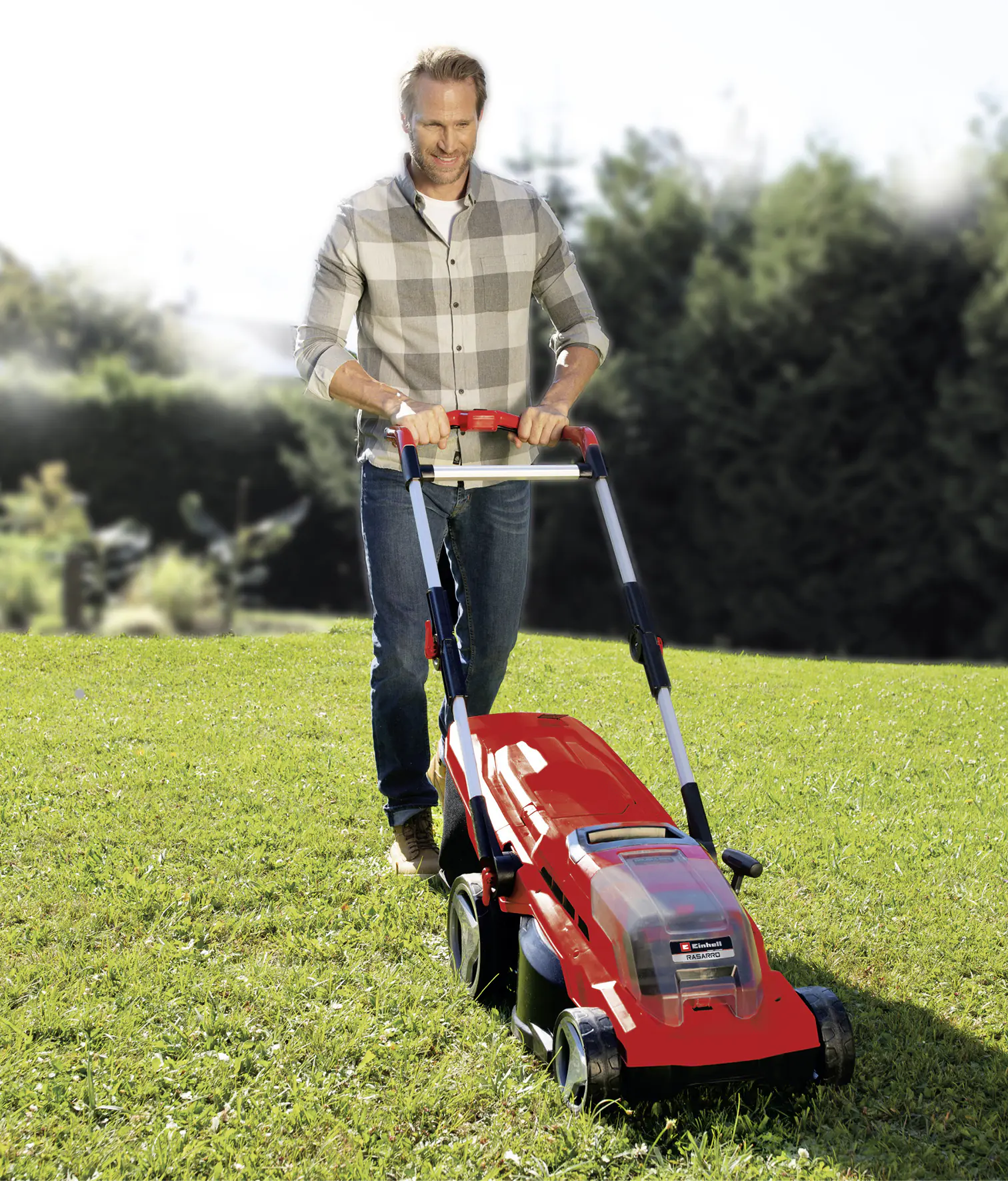 Einhell Akku Rasenmäher GE-CM 36/400 36 cm Schnittbreite