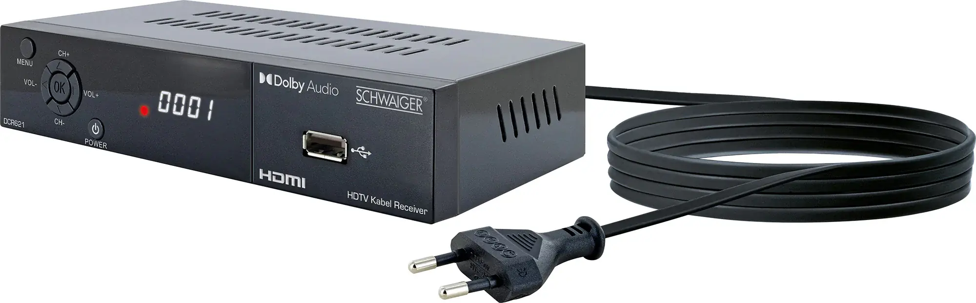 Schwaiger Kabelreceiver DVB-C-Full HD schwarz Schwaiger Kabelreceiver DVB-C-Full HD schwarz