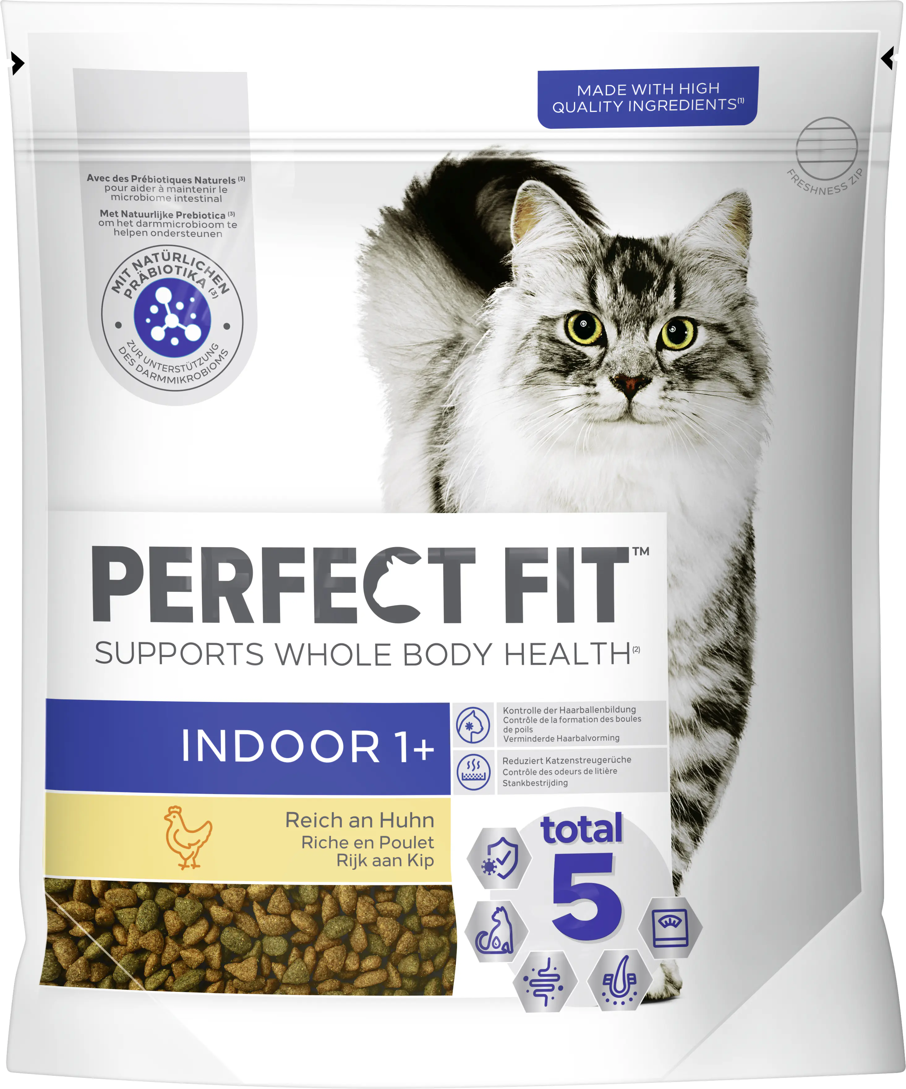 Perfect Fit Indoor 1 Katzentrockenfutter Adult 1,4 kg Huhn