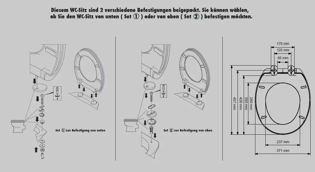Primaster WC-Sitz mit Absenkautomatik Sunset weiß Primaster WC-Sitz mit Absenkautomatik Sunset weiß