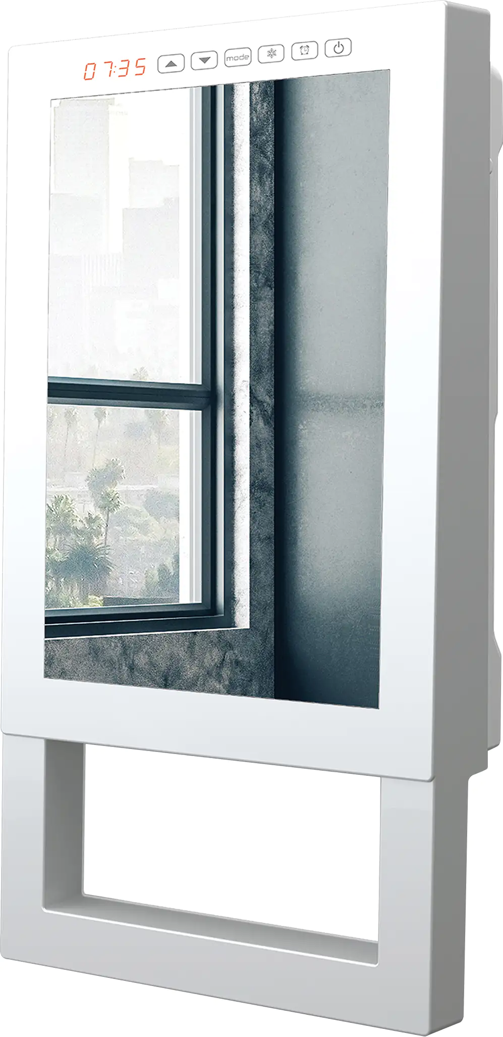 4012294218395_2864976 Rowi Bad-Schnellheizer 1800 W Premium mit Spiegel, Handtuchhalterung