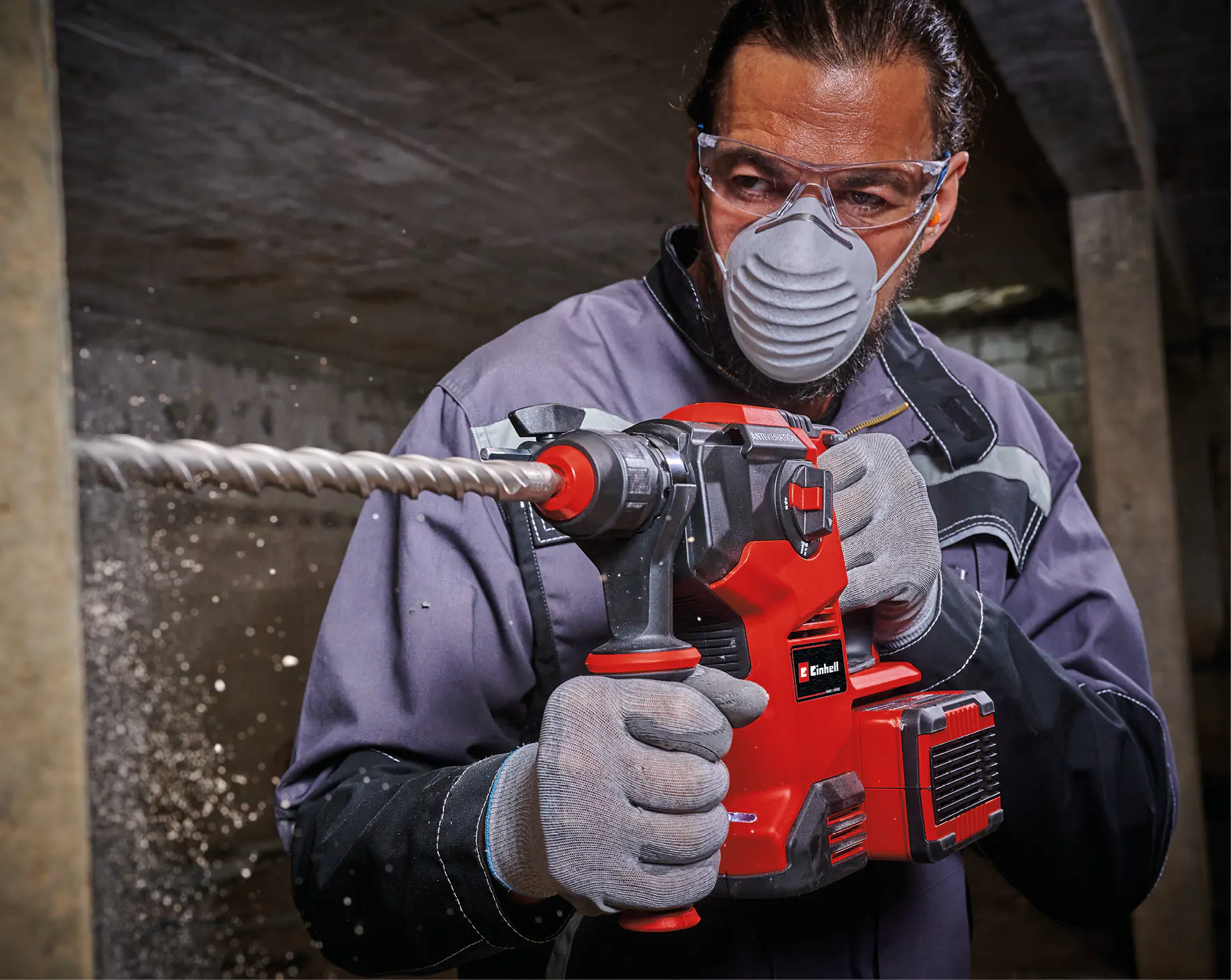 Einhell Professional Akku-Bohrhammer TP-HD 36/30 Li BL +4 Solo