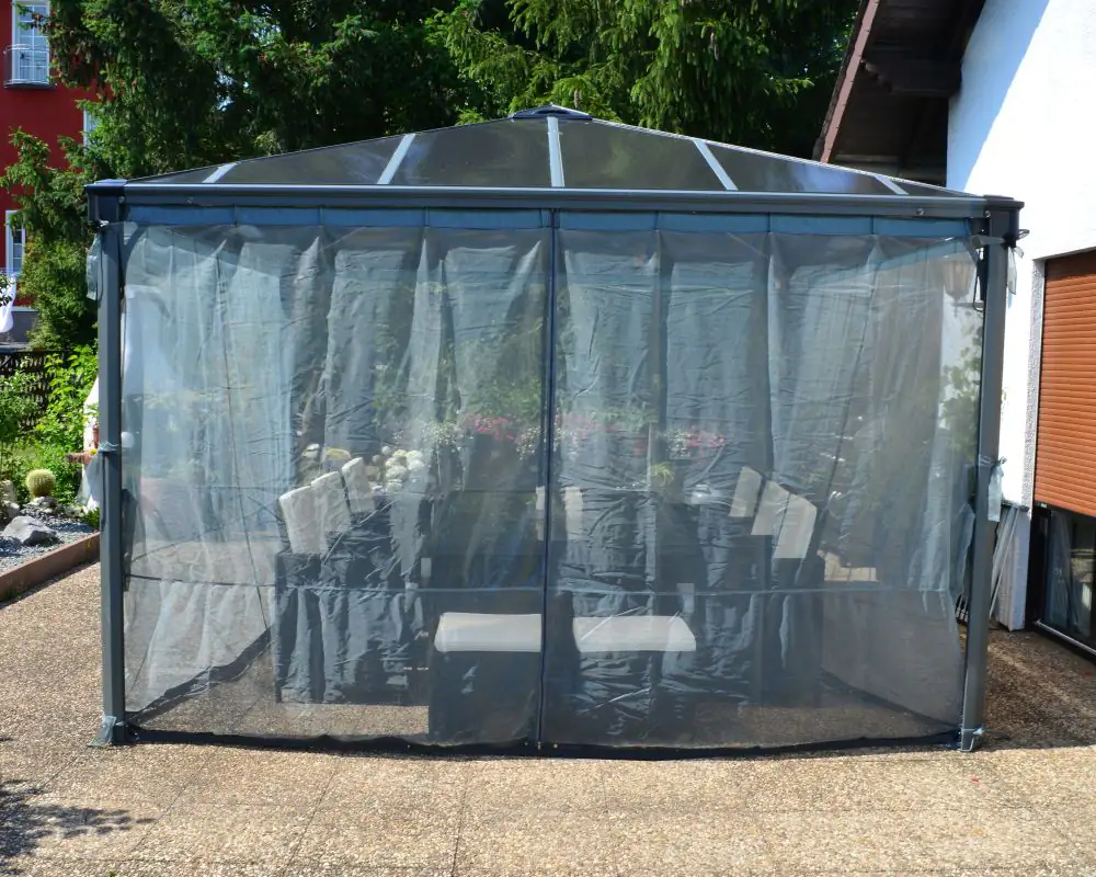 Canopia Moskitonetz für Pavillon Palermo 360 x 217 cm, grau