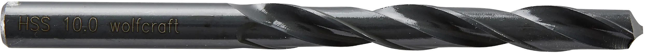 Wolfcraft Metallbohrer HSS rollgewalzt 7514010 Ø 10 mm Rundschaft