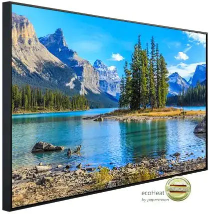 papermoon Infrarotheizkörper EcoHeat 60X100 cm 600 Watt, Berg Insel Maligne