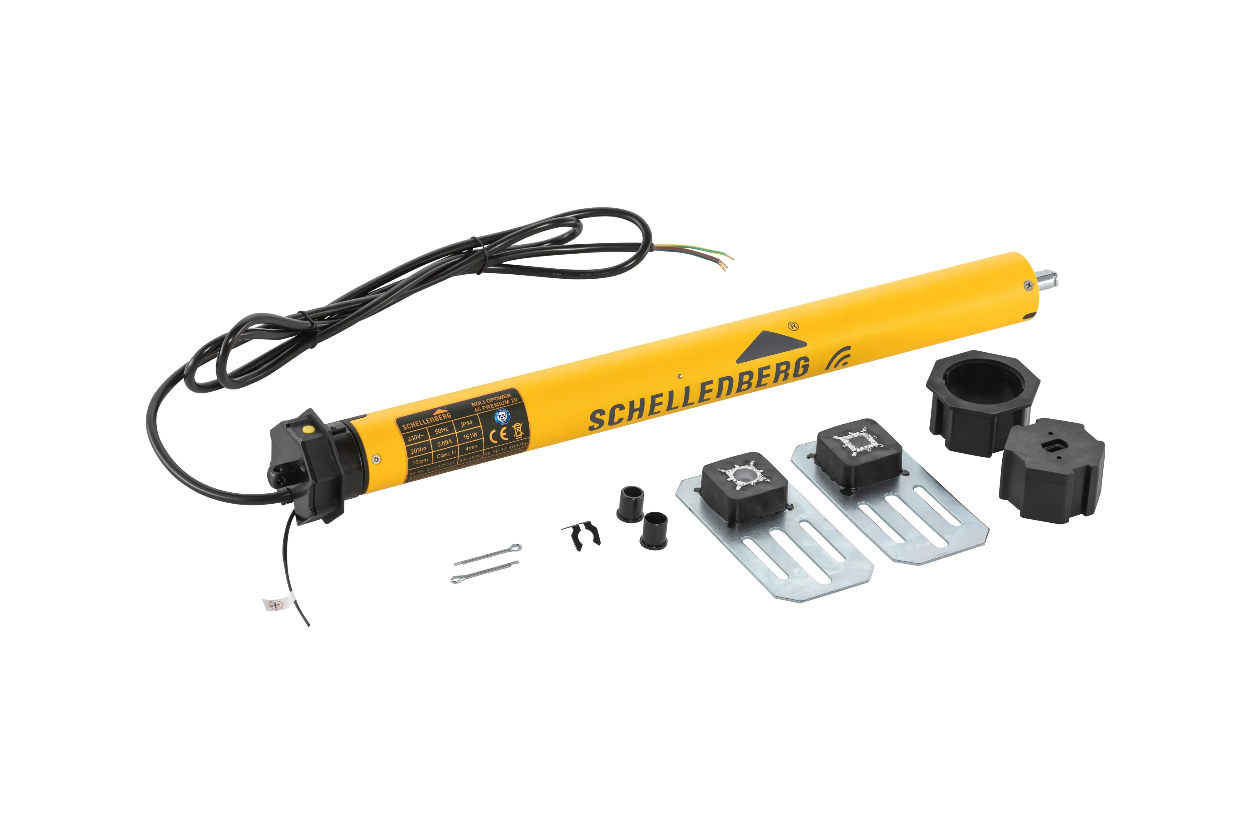 Schellenberg Funk-Rolladenmotor PREMIUM 20 Nm Maxi für 60 mm Achtkantwelle Schellenberg Funk-Rolladenmotor PREMIUM 20 Nm Maxi für 60 mm Achtkantwelle