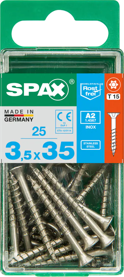 Spax Universalschrauben 3.5 x 35 mm TX 15 - 25 Stk.