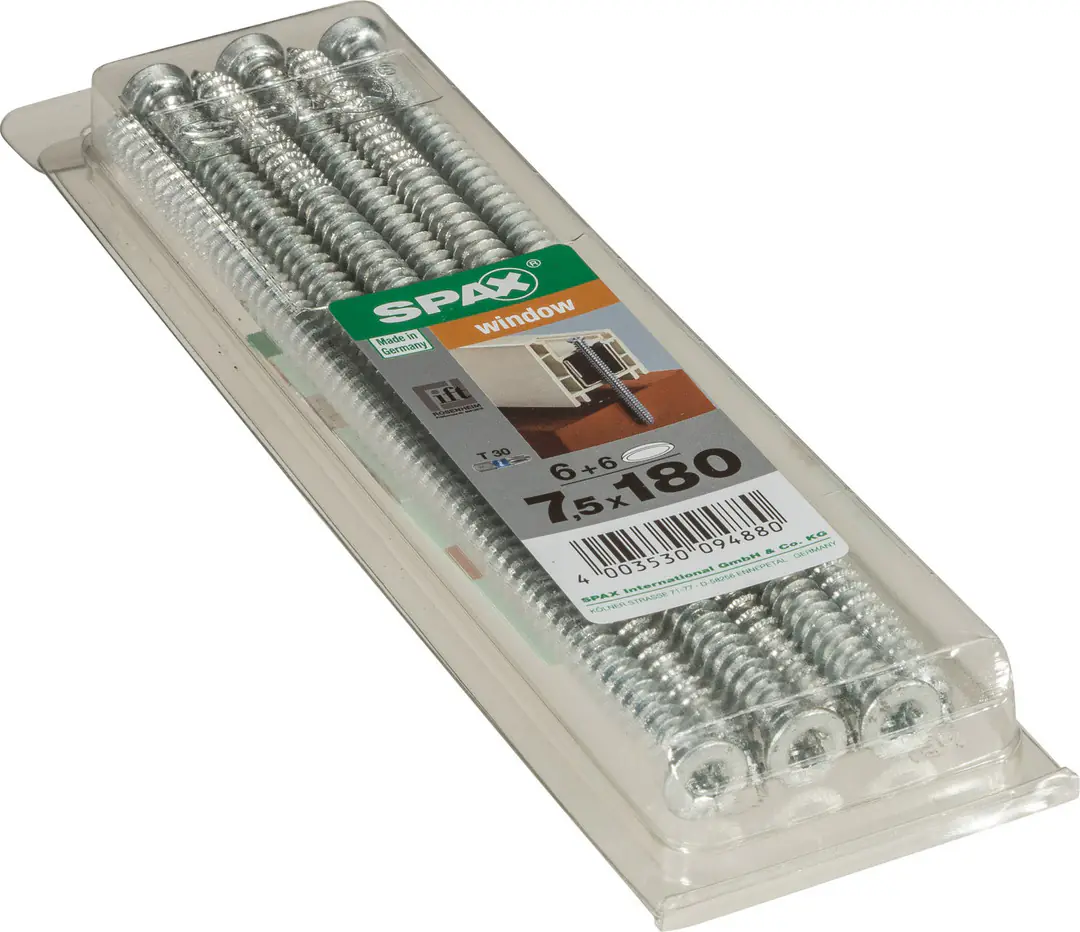 Spax Rahmenanker 7.5 x 180 mm TX 30 - 6 Stk.