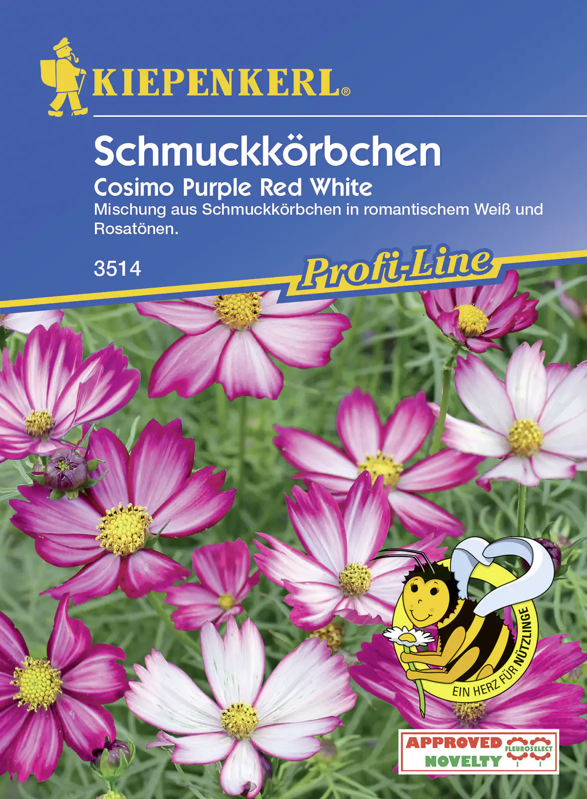 Kiepenkerl Schmuckkörbchen Purple Red White ca. 30 Pflanzen