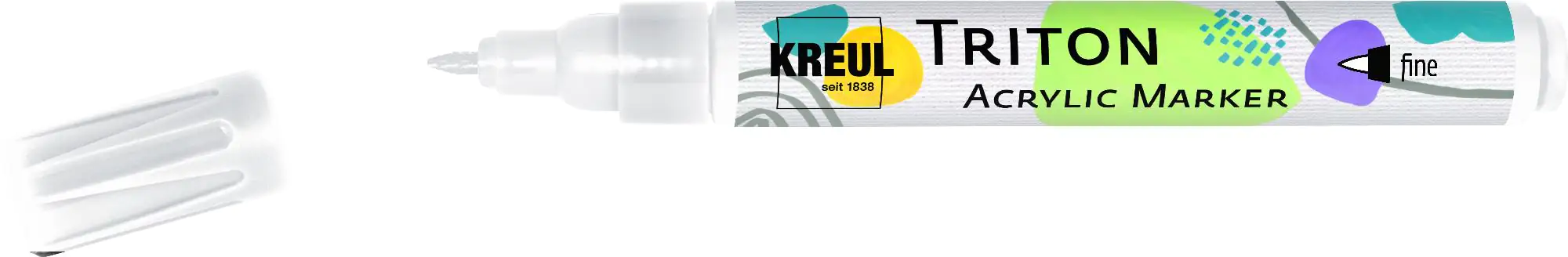 Kreul Triton Acrylic Marker fine weiß