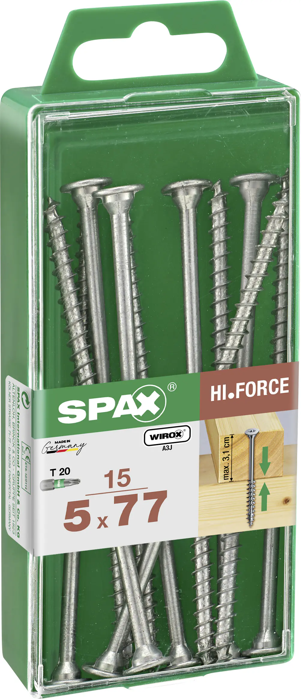 Spax Universalschrauben 5.0 x 107 mm TX 20 - 10 Stk.