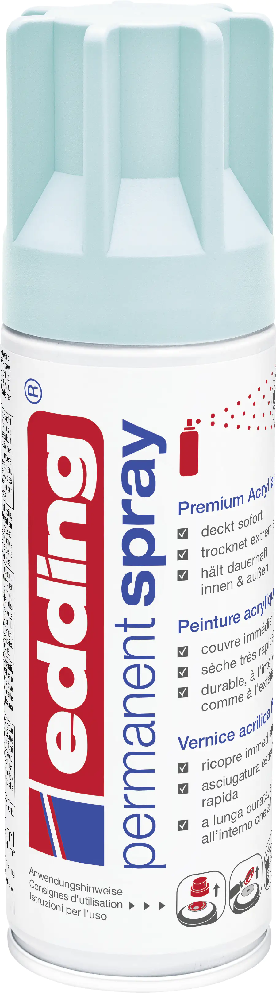 edding 5200 Permanent Spray Premium pastellblau matt Acrylic Paint