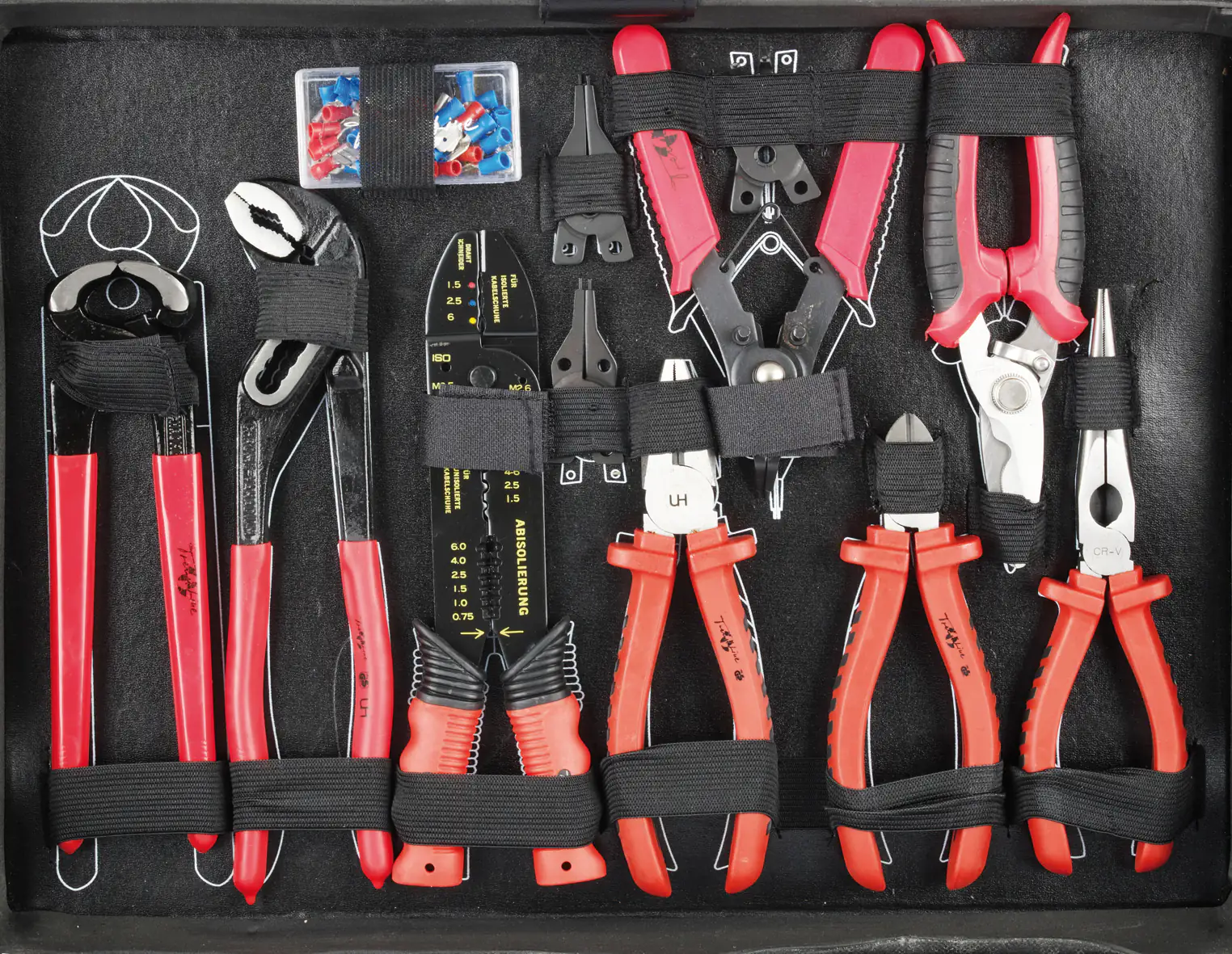 Primaster Werkzeugkoffer WK129 129-teilig 1/4" 1/2"