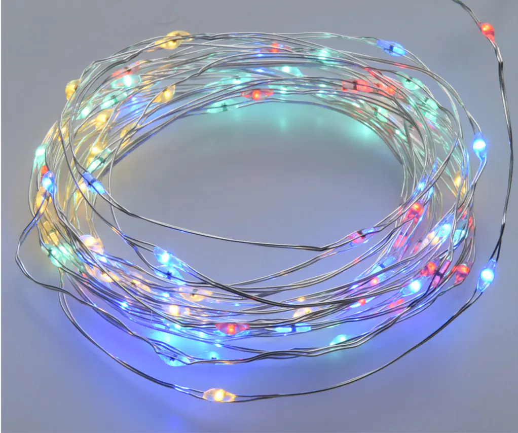 LED Solar-Drahtlichterkette RGB LED Solar-Drahtlichterkette RGB