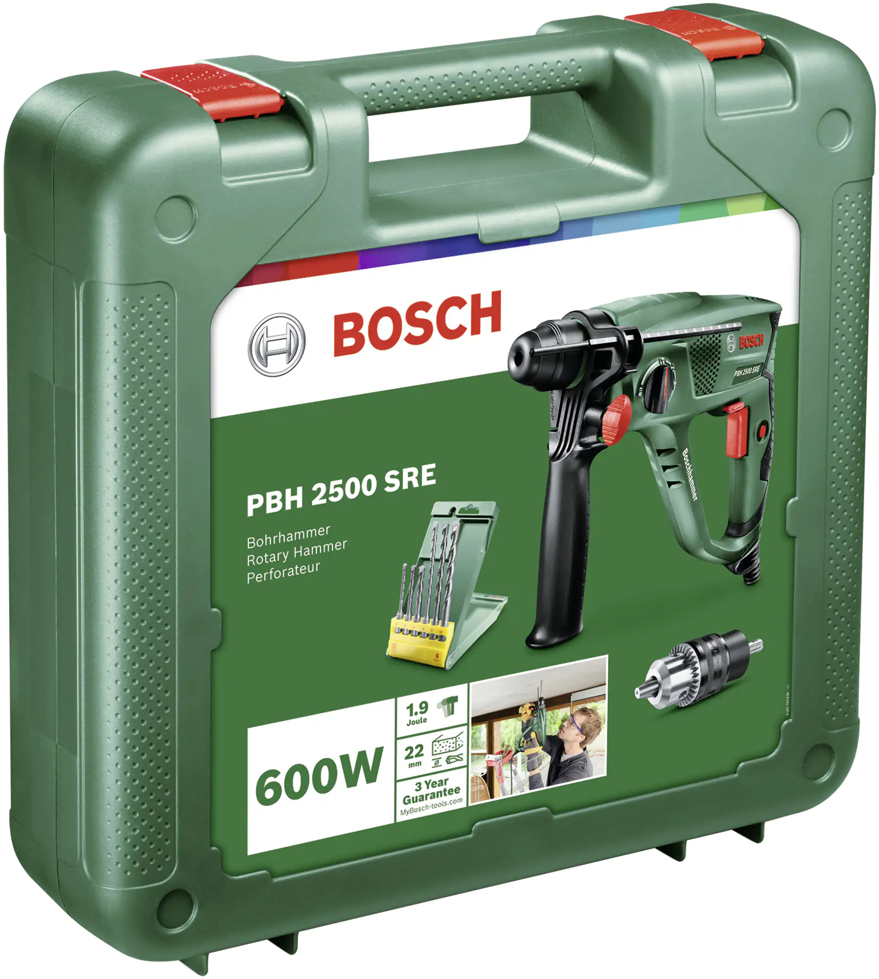 Bosch Bohrhammer PBH 2500 SRE 600 W Bosch Bohrhammer PBH 2500 SRE 600 W