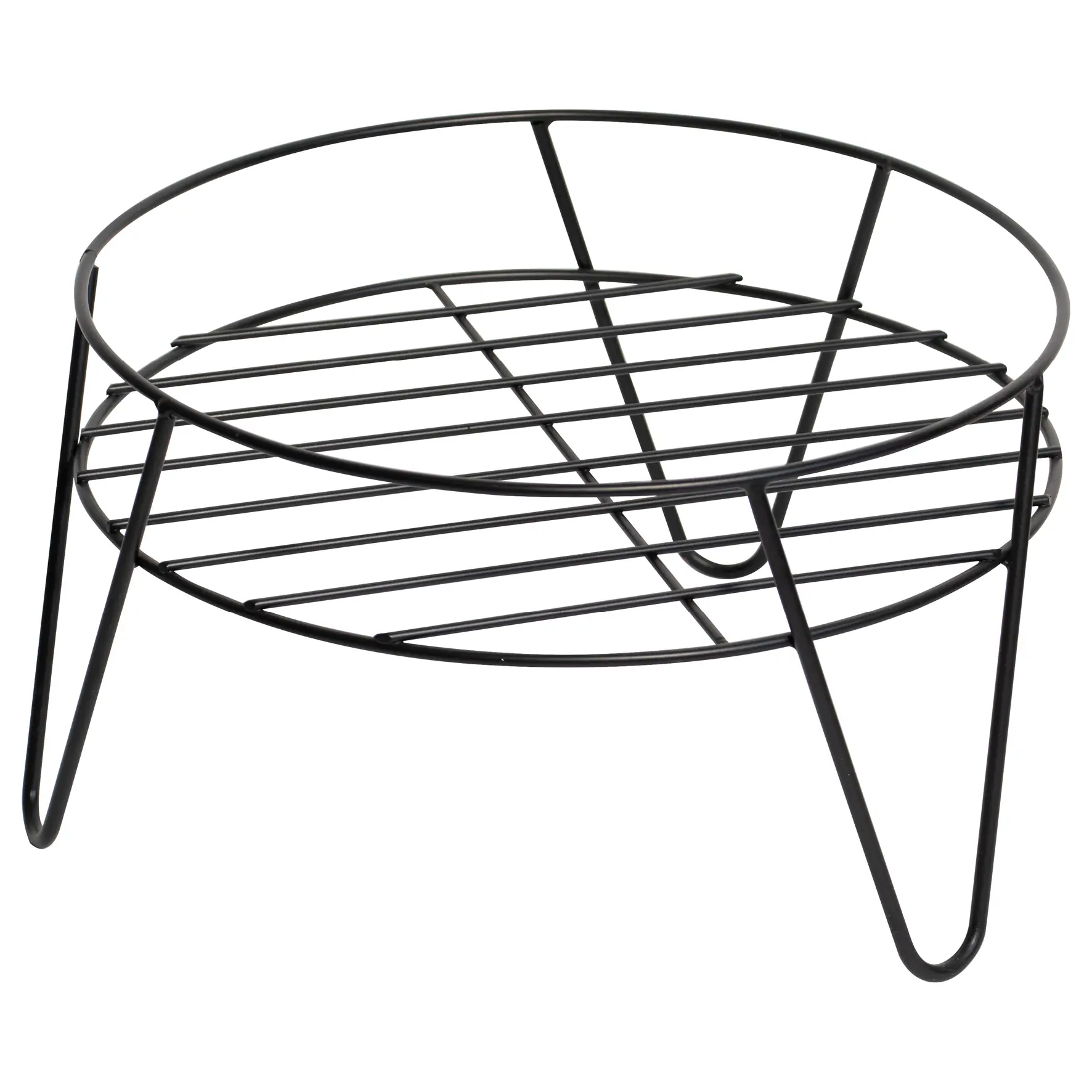 Wagner Pflanzenständer Hairpin Style schwarz Ø 34 cm 