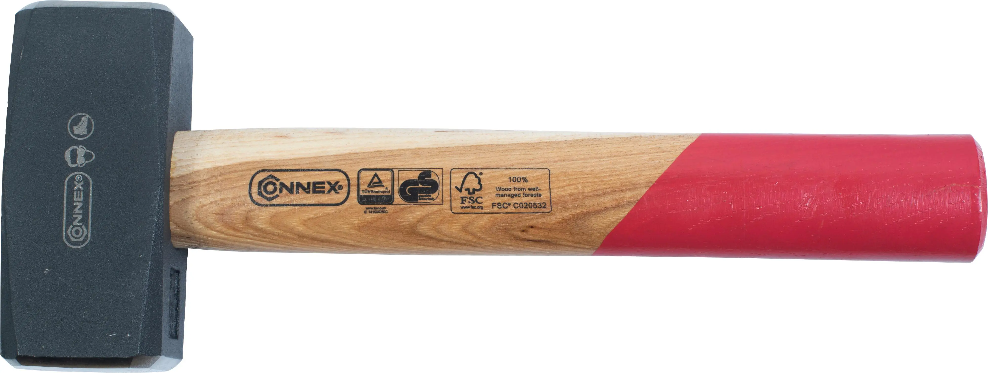 Connex Fäustel 1,25 kg mit Holzstiel FSC